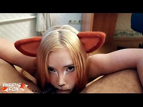 ❤️ Kitsune yutmak çük ve boşalmak içinde ona ağız ❤❌ Seks videosu bizde ️❤